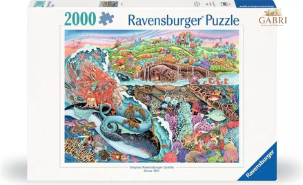 RAVENSBURGER Puzzle Příběhy z hlubin 2000 dílků