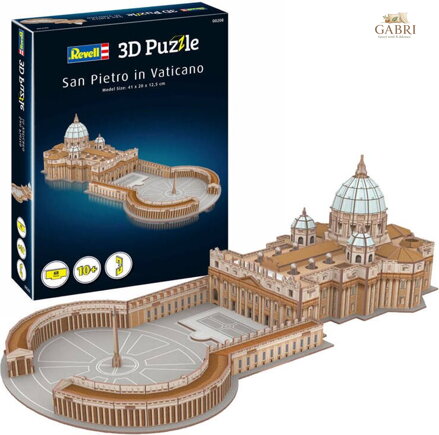 REVELL 3D puzzle Bazilika Sv. Petra, Vatikán 68 dílků