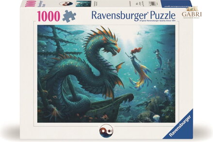RAVENSBURGER Puzzle Tajemství mořských příšer 1000 dílků