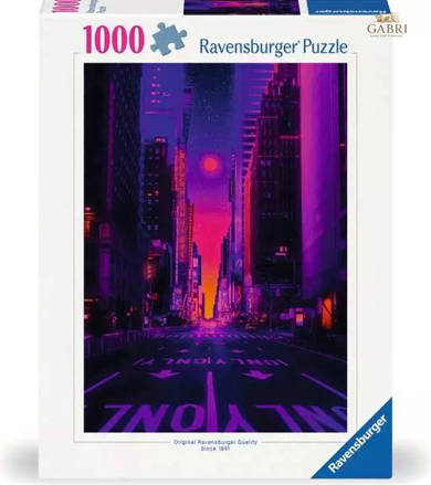 RAVENSBURGER Puzzle Neonové město 1000 dílků
