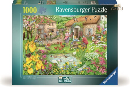 RAVENSBURGER Puzzle Farmářská kavárna v údolí 1000 dílků