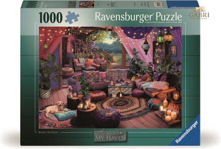 RAVENSBURGER Puzzle Mé útulné boho útočiště 1000 dílků