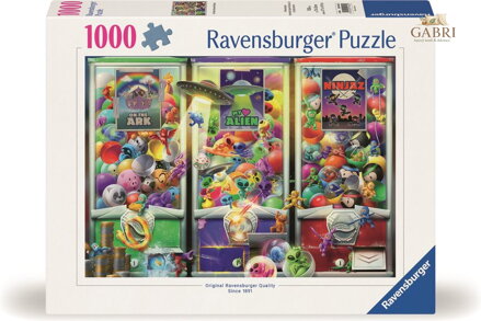 RAVENSBURGER Puzzle Zvířátka, mimozemšťané a ninjové 1000 dílků