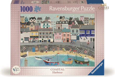 RAVENSBURGER Puzzle Klidný pobřežní přístav 1000 dílků
