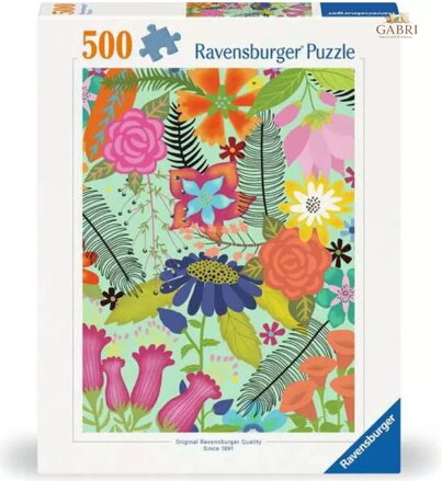 RAVENSBURGER Puzzle Květinová džungle 500 dílků
