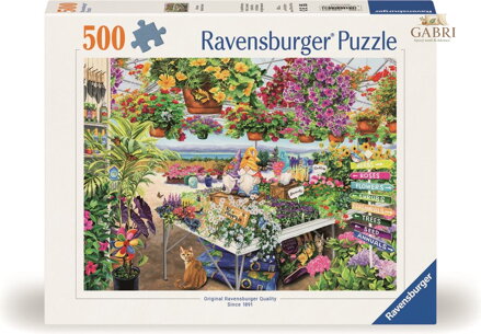 RAVENSBURGER Puzzle Zahradní ráj 500 dílků