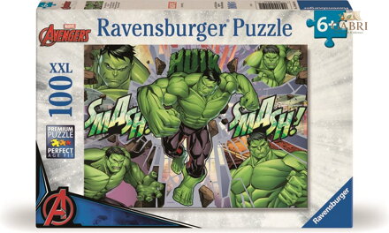 RAVENSBURGER Puzzle Marvel: Hulk XXL 100 dílků