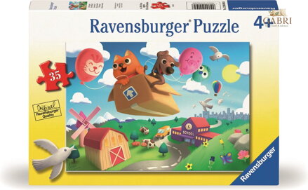 RAVENSBURGER Puzzle Letíme! 35 dílků