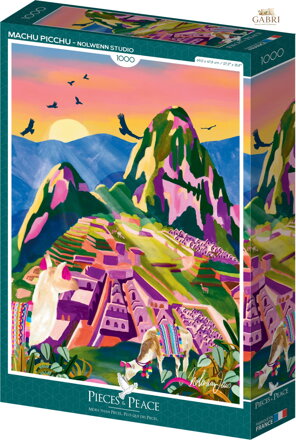 PIECES & PEACE Puzzle Machu Picchu 1000 dílků
