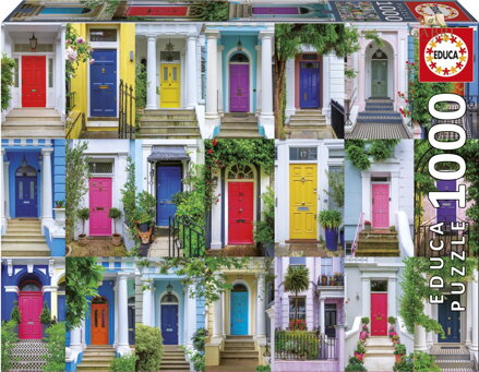 EDUCA Puzzle Dveře Notting Hillu 1000 dílků