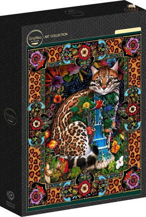 GRAFIKA Puzzle Tropická kočka 1000 dílků