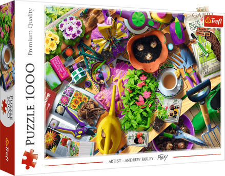 TREFL Puzzle Pořádek v zahrádce 1000 dílků