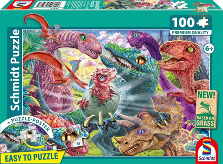 SCHMIDT Puzzle Malý dinosaurus 100 dílků