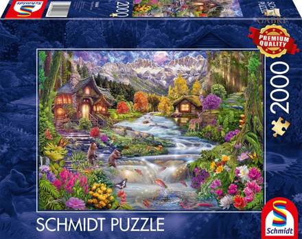 SCHMIDT Puzzle Horský potok 2000 dílků