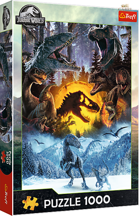 TREFL Puzzle V Jurském světě 1000 dílků