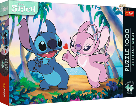 TREFL Puzzle Premium Plus Stitch & Angel 1000 dílků