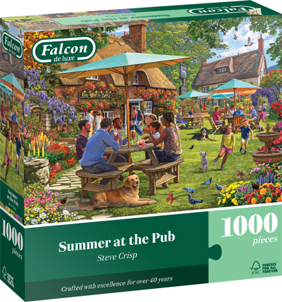 FALCON Puzzle Léto v hospůdce 1000 dílků