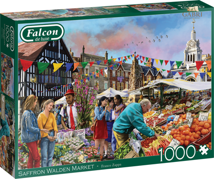 FALCON Puzzle Saffron Walden Market 1000 dílků