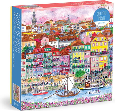GALISON Čtvercové puzzle Barvy Porta 500 dílků