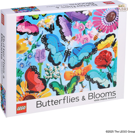 CHRONICLE BOOKS Puzzle LEGO® Motýli a Květy 1000 dílků