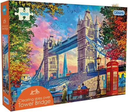 GIBSONS Puzzle Obloha nad Tower Bridge 1000 dílků