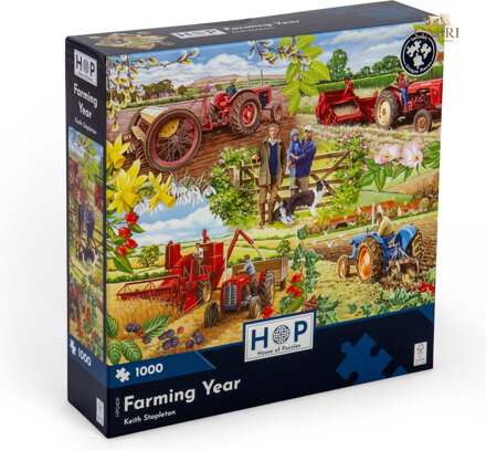 HOP Puzzle Farmářův rok 1000 dílků