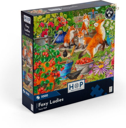 HOP Puzzle Liščí dámy 1000 dílků