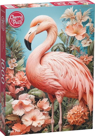CHERRY PAZZI Puzzle Plameňák 1000 dílků