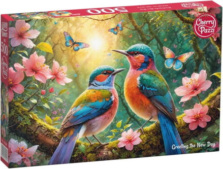 CHERRY PAZZI Puzzle Pozdrav nového dne 500 dílků