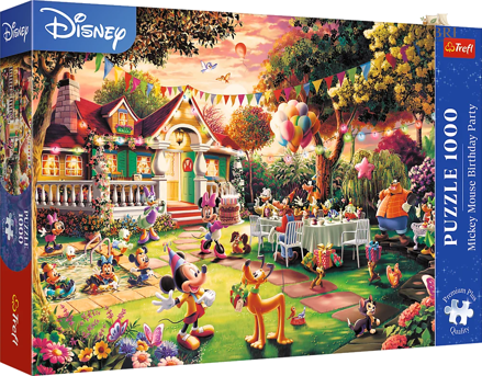 TREFL Puzzle Premium Plus Narozeninová oslava Mickey Mouse 1000 dílků