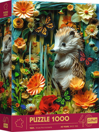 TREFL Puzzle Paper Art: Ježek 1000 dílků