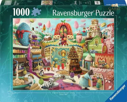 RAVENSBURGER Puzzle Sladká ulice 1000 dílků