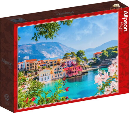 ALIPSON Puzzle Barevná vesnice Assos, Řecko 500 dílků