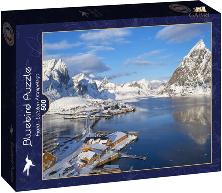 BLUEBIRD Puzzle Lofotský fjord 500 dílků