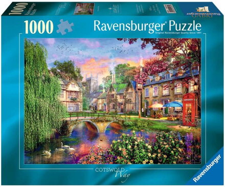 RAVENSBURGER Puzzle Cotswoldská cesta 1000 dílků