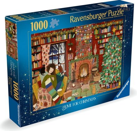 RAVENSBURGER Puzzle Rodinné Vánoce 1000 dílků