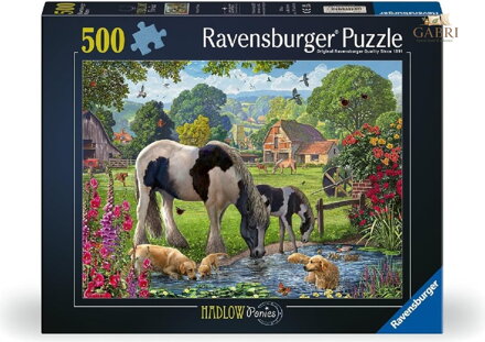RAVENSBURGER Puzzle Hadlow - svět poníků 500 dílků