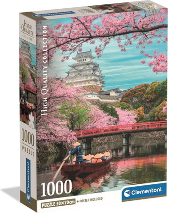 CLEMENTONI Puzzle Hrad Himeji na jaře 1000 dílků