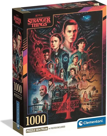 CLEMENTONI Puzzle Stranger Things 4, 1000 dílků