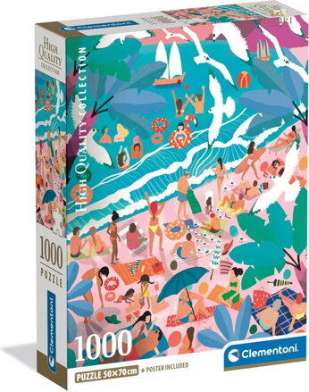 CLEMENTONI Puzzle Neděle na pláži 1000 dílků