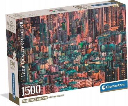CLEMENTONI Puzzle Hongkong 1500 dílků