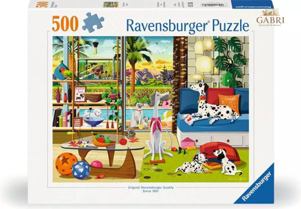 RAVENSBURGER Domácí mazlíčci z Palm Springs 500 dílků