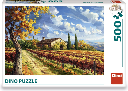 DINO Puzzle Malovaná vinice 500 dílků
