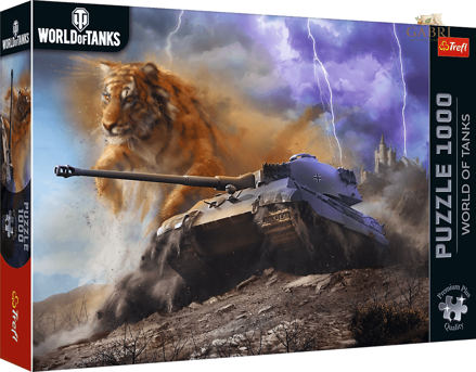 TREFL Puzzle Premium Plus World of Tanks: Tiger II 1000 dílků
