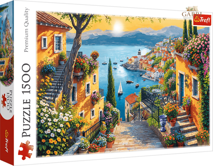 TREFL Puzzle Přímořský výhled 1500 dílků