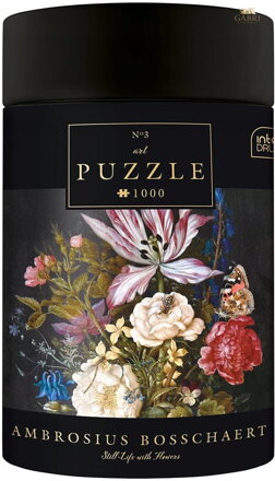 INTERDRUK Puzzle Art 3: Tichý život s květinami 1000 dílků