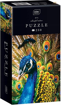 INTERDRUK Puzzle Colorful Nature: Páv 250 dílků