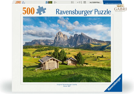 RAVENSBURGER Puzzle Italské dolomity 500 dílků