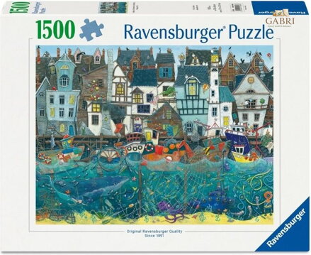 RAVENSBURGER Puzzle Báječný přístav 1500 dílků