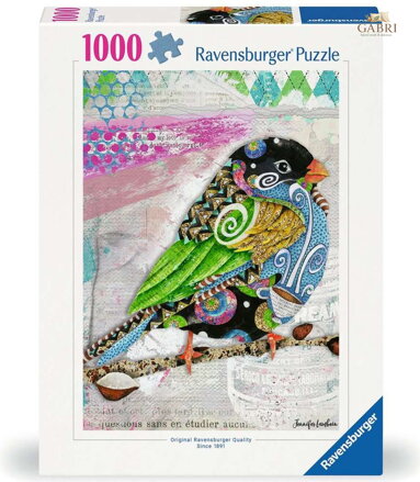 RAVENSBURGER Puzzle Abstraktní pták 1000 dílků